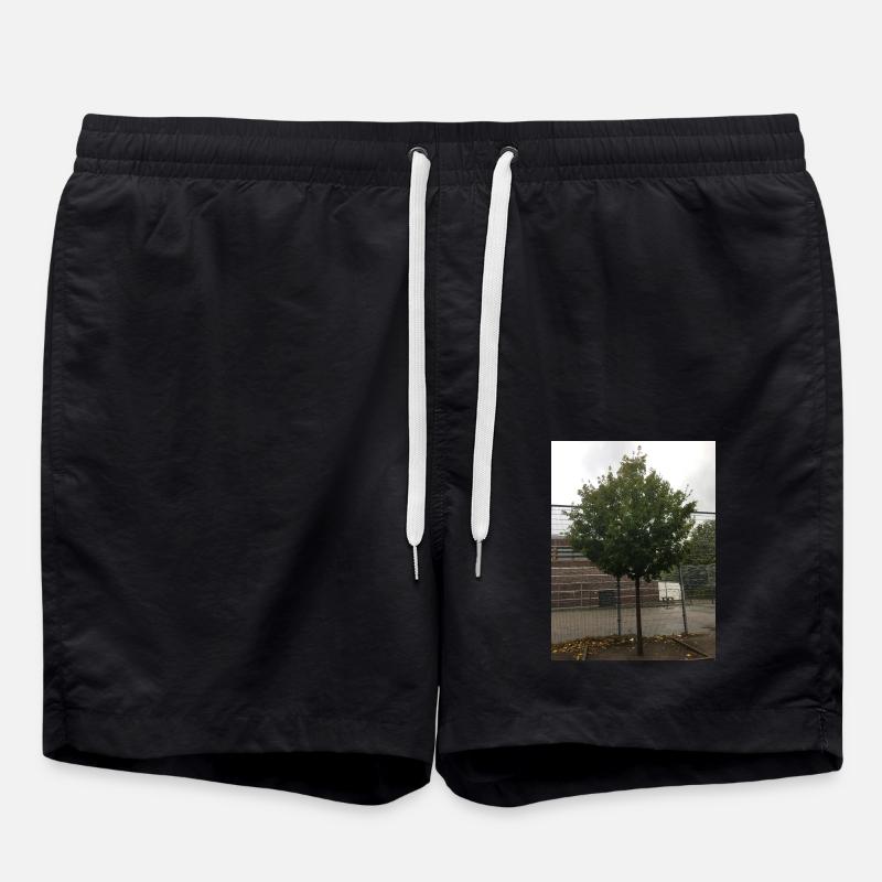 A Tree - Swim Trunks - black