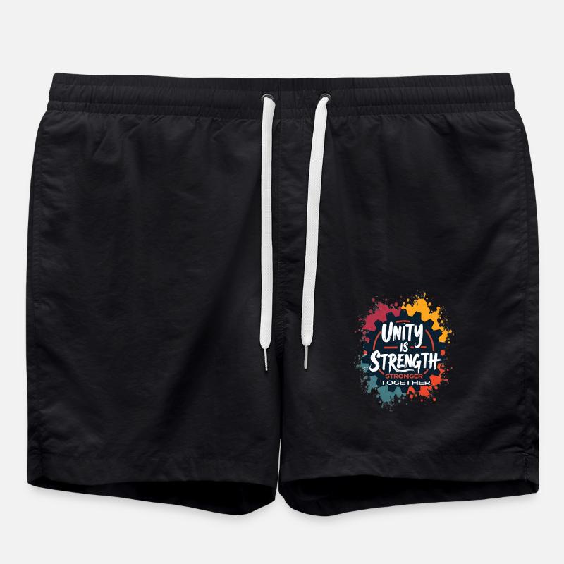 GEMEINSAM STÄRKER - Badeshorts - Schwarz