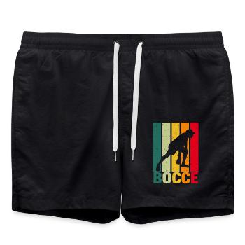 Bocce Ball Bocce Player - Swim Trunks - black - Front - AI Model Male 185 light (185cm)