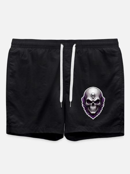 Totenkopf Skull - Swim Trunks - black