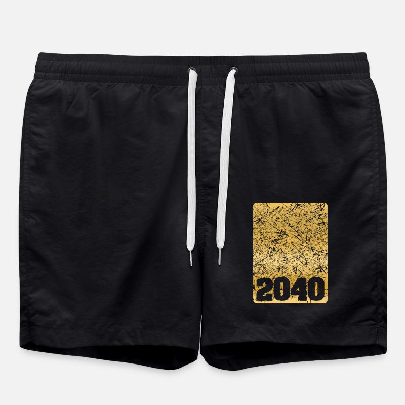2040 - Swim Trunks - black