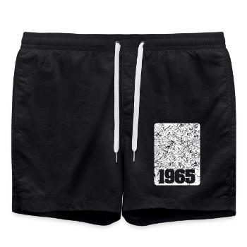 1965 - Short de bain - noir - Devant - AI Model Male 185 light (185cm)