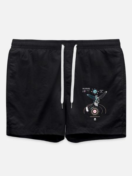 Kitesurfers - Swim Trunks - black