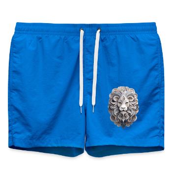 Zodiac sign Leo - Swim Trunks - cobalt blue - Front
