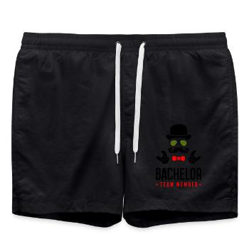 Membre de l’équipe Bachelor - Short de bain - noir - Devant - AI Model Male 185 light (185cm)