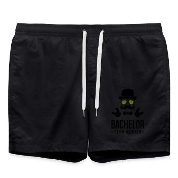 Membre de l’équipe Bachelor - Short de bain - noir - Devant - AI Model Male 185 light (185cm)