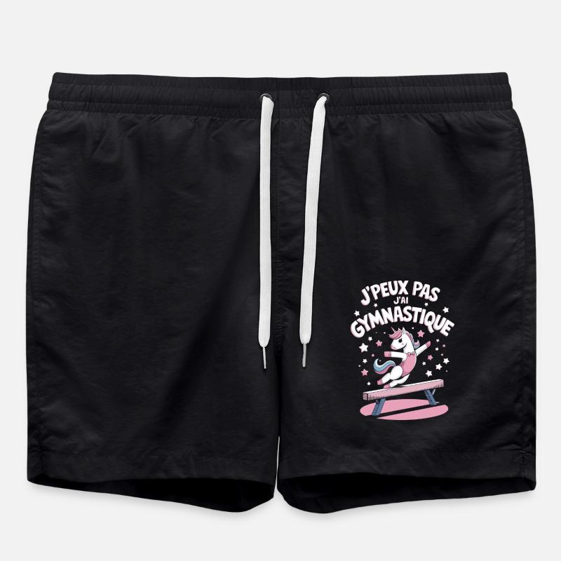 J'peux pas j'ai Gymnastique - Short de bain - noir