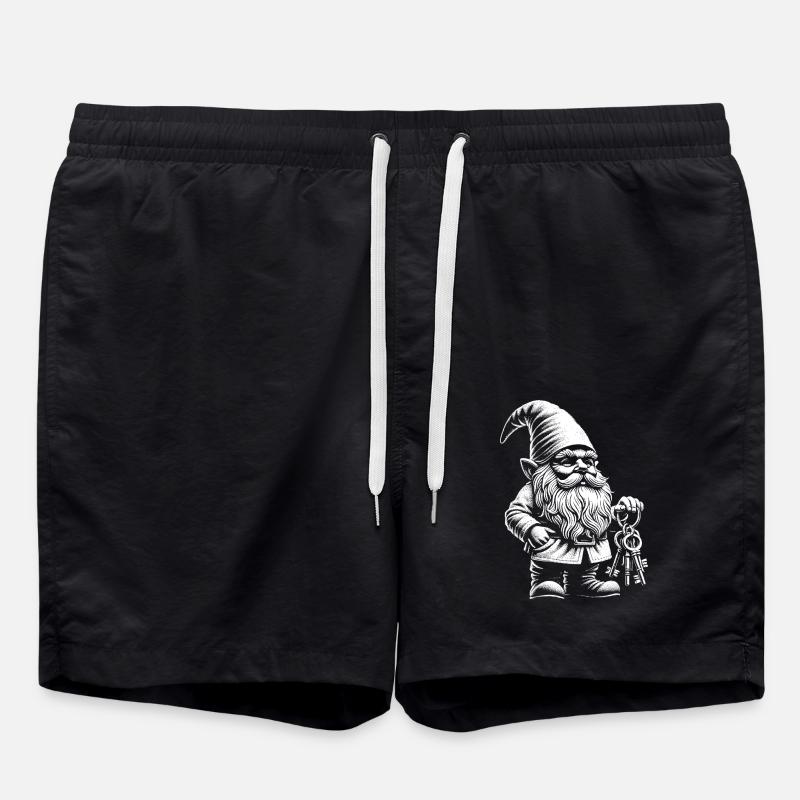 Schlüsselbund - Badeshorts - Schwarz
