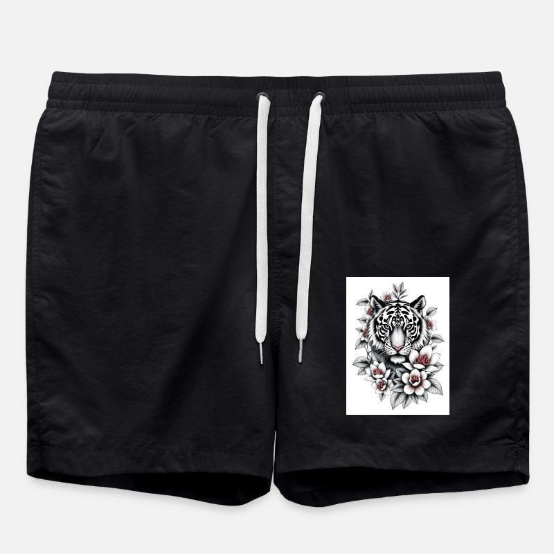 The Tiger never sleeps - Badeshorts - Schwarz