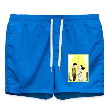 couple amoureux - Short de bain - cobalt blue - Devant
