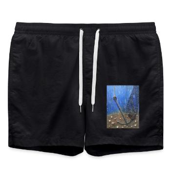 Ancre de l Ame Kollektion Resonance - Badeshorts - Schwarz - Vorne - AI Model Male 185 light (185cm)
