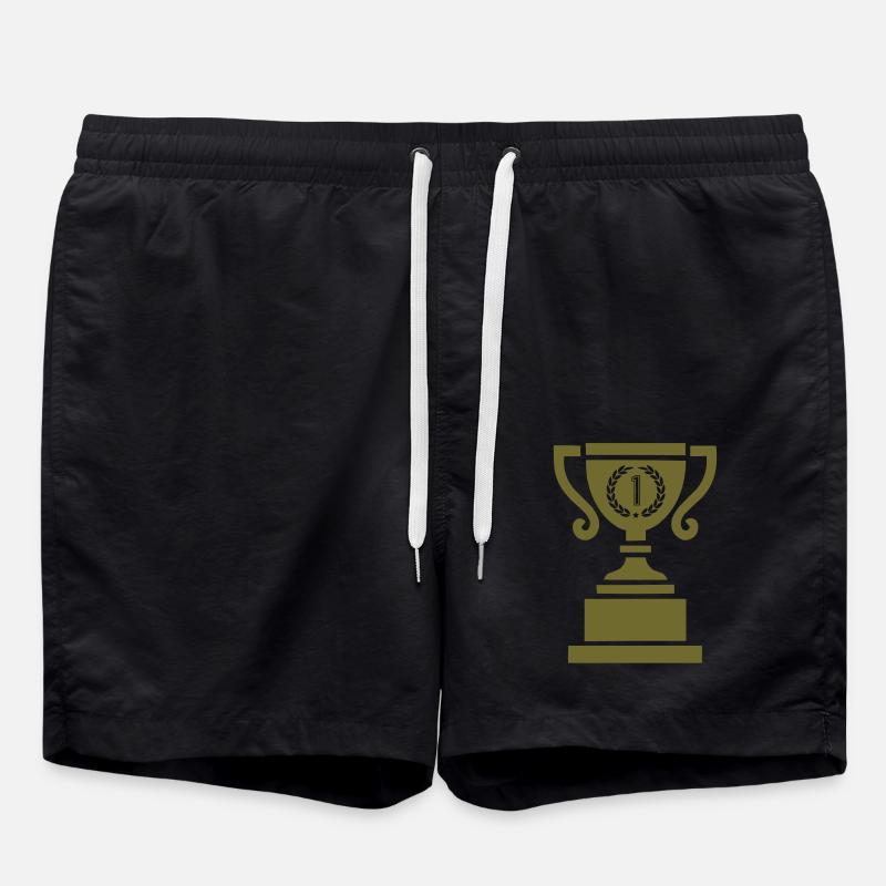 pokal 1 - Badeshorts - Schwarz