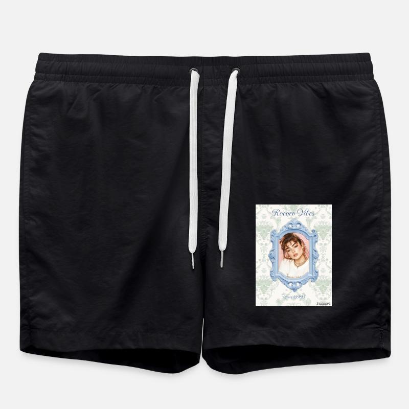 Cadre photo bleu clair - Short de bain - noir