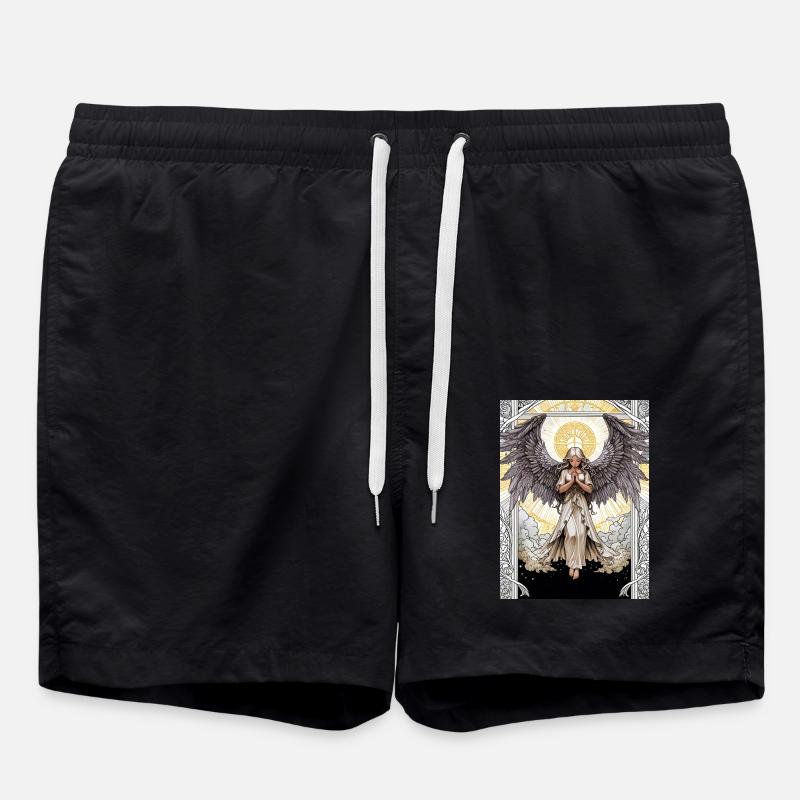 The Archangel’s Whisper - Swim Trunks - black