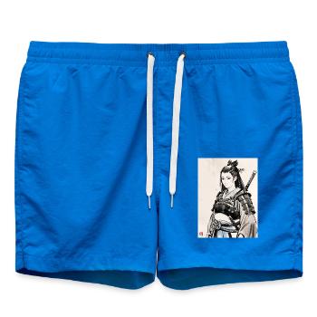 Vengeance in Silk and Steel - Swim Trunks - cobalt blue - Front