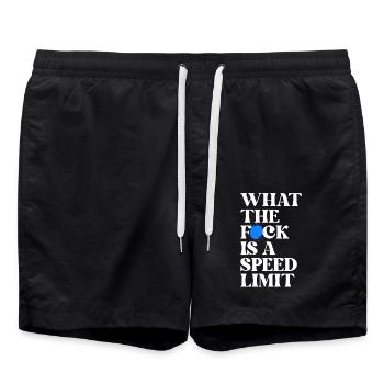 Car - Swim Trunks - black - Front - AI Model Male 185 light (185cm)