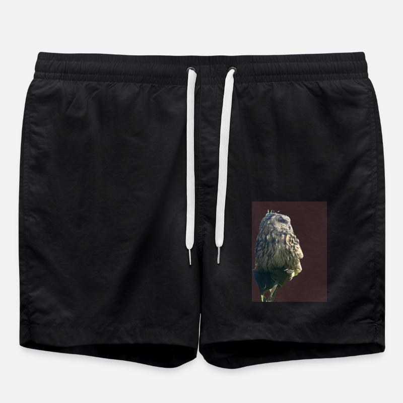 Owl - Swim Trunks - black