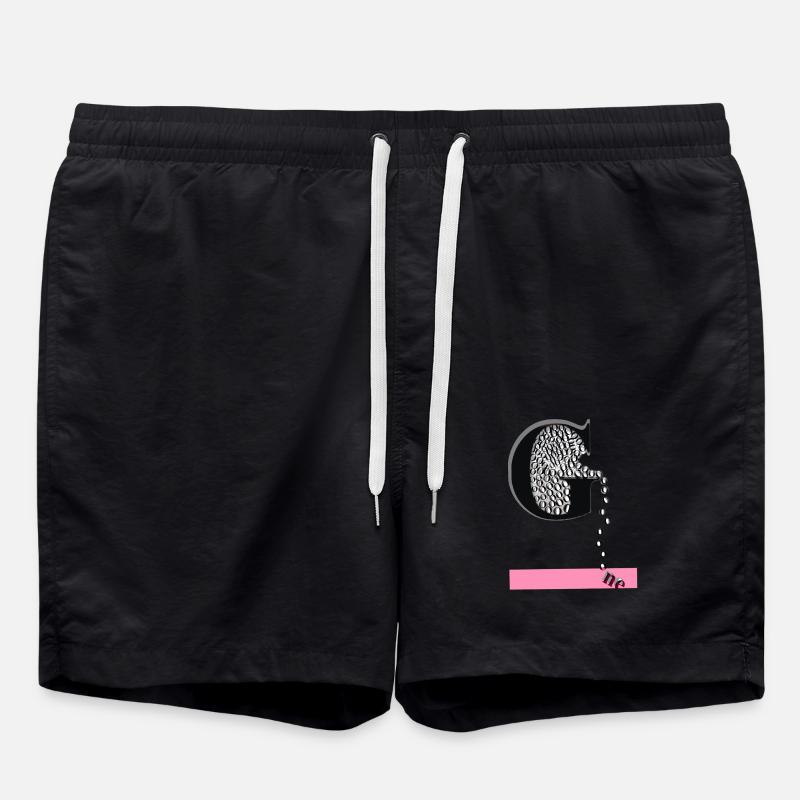 Passé en mouvement, perdu - Short de bain - noir