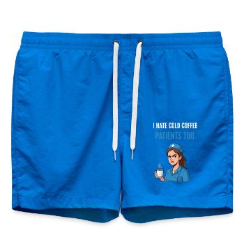Infirmière Café Drôle - Short de bain - cobalt blue - Devant