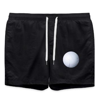 Football - Swim Trunks - black - Front - AI Model Male 185 light (185cm)