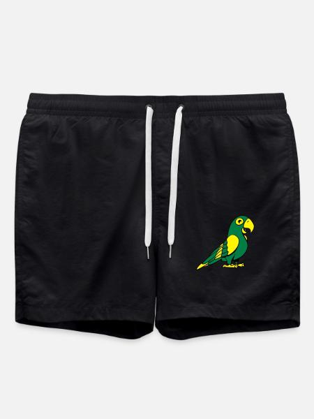 perroquet doux - Short de bain - noir