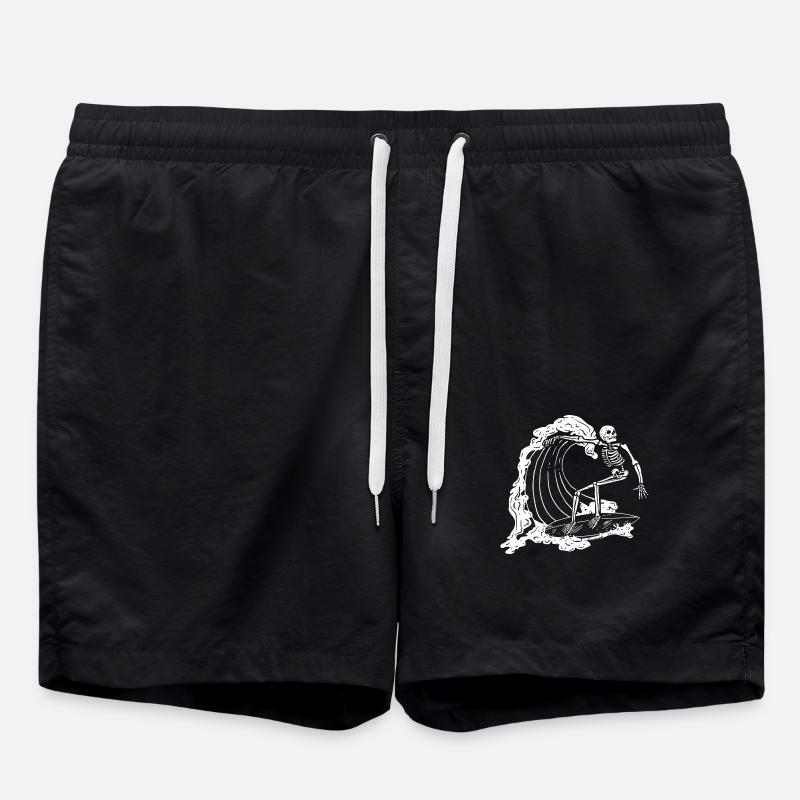 Skull surfer - Swim Trunks - black