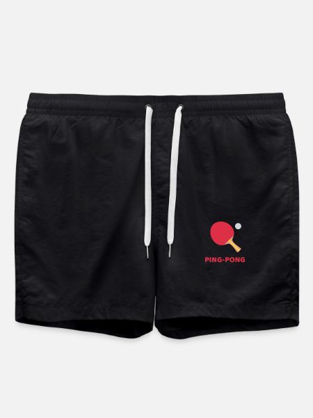 Ping pong - Swim Trunks - black
