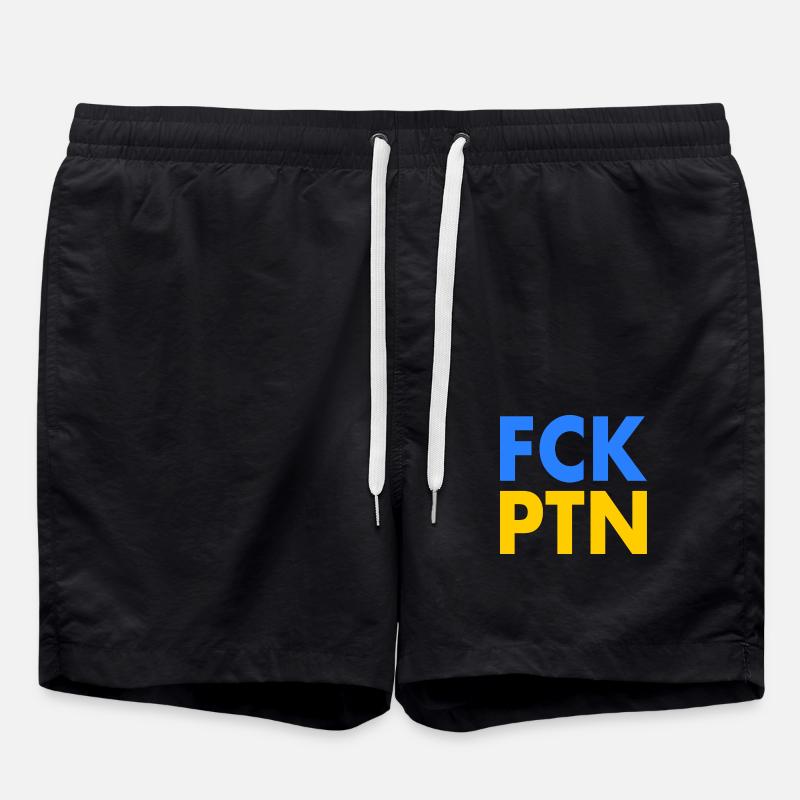 Fck ptn - Short de bain - noir