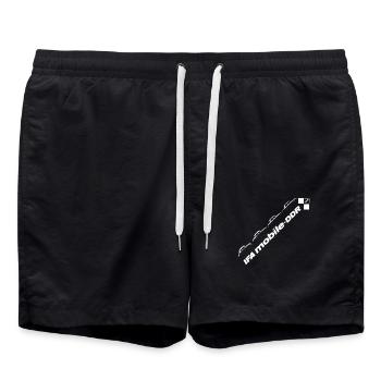 Wartburg - IFA mobile DDR - Historique - Short de bain - noir - Devant - AI Model Male 185 light (185cm)