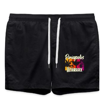 Piriápolis Uruguay - Swim Trunks - black - Front - AI Model Male 185 light (185cm)