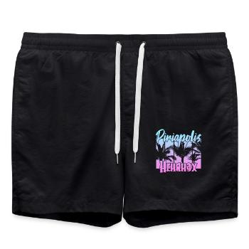 Piriápolis Uruguay - Swim Trunks - black - Front - AI Model Male 185 light (185cm)