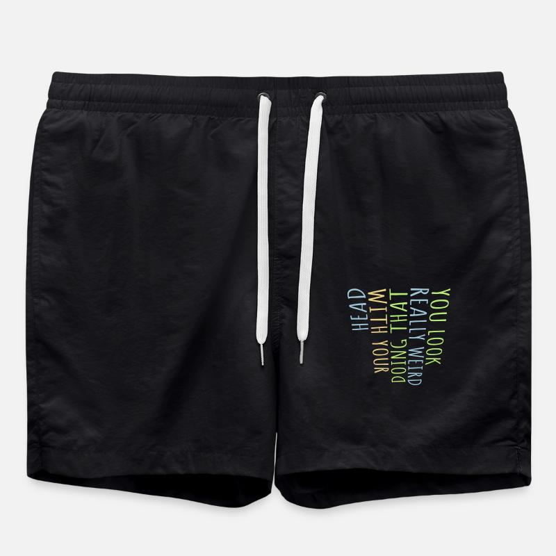 tu as l’air vraiment bizarre - Short de bain - noir