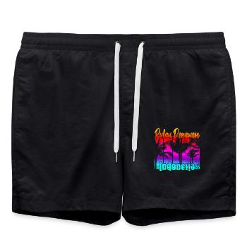 Pulau Derawan Indonesia - Badeshorts - Schwarz - Vorne - AI Model Male 185 light (185cm)