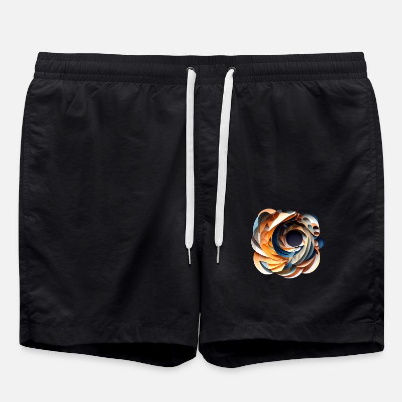 Future Flower - Swim Trunks - black