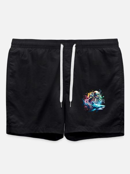 Diving Divers - Swim Trunks - black