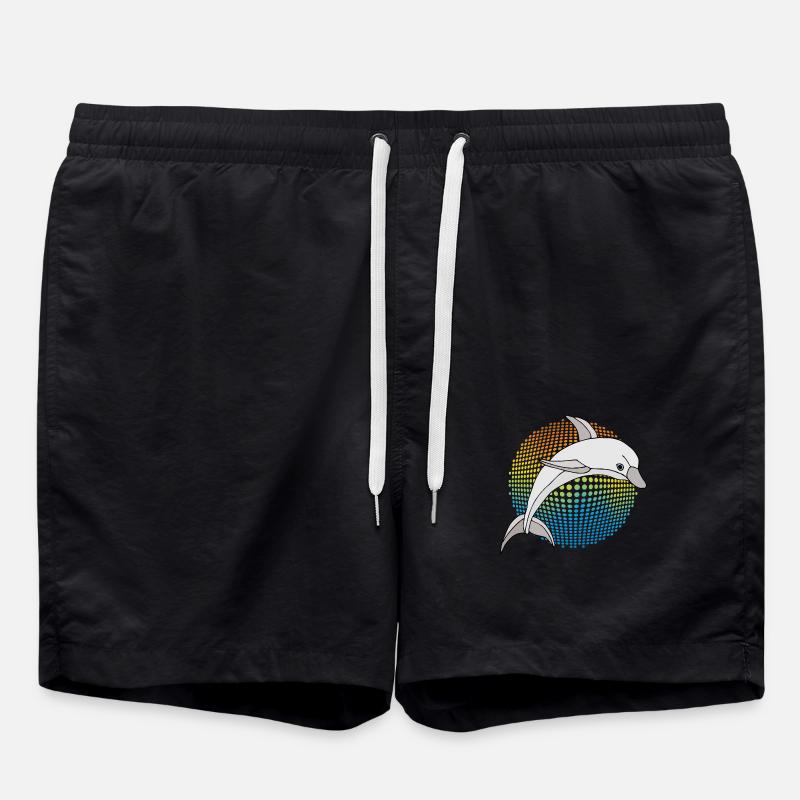 Dauphin - Short de bain - noir