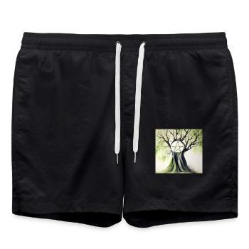 Esquisse à l’image 20241129 193209 - Short de bain - noir - Devant - AI Model Male 185 light (185cm)