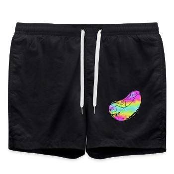 Collation hot-dog - Short de bain - noir - Devant - AI Model Male 185 light (185cm)