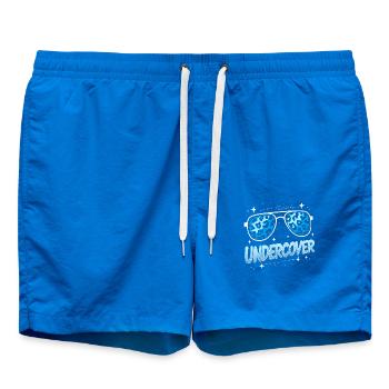 Discours sous couverture - Conception de lunettes de soleil - Short de bain - cobalt blue - Devant