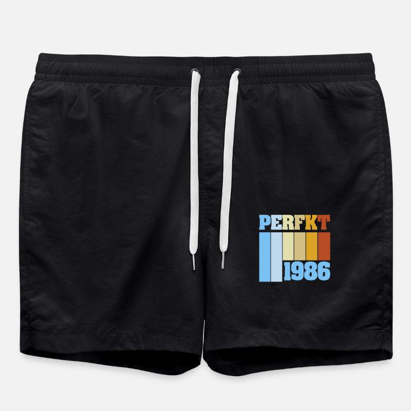 1986 1986 - Badeshorts - Schwarz
