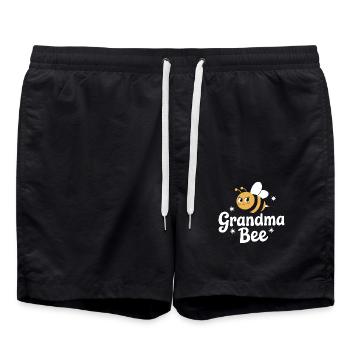 abeille abeille apicultrice abeille abeille - Short de bain - noir - Devant - AI Model Male 185 light (185cm)
