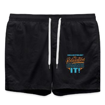 Objets de collection Ma détente l’exige - Short de bain - noir - Devant - AI Model Male 185 light (185cm)