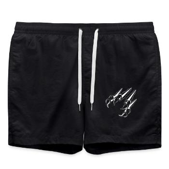claws 01 - Swim Trunks - black - Front - AI Model Male 185 light (185cm)