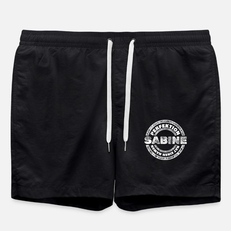 Gift for Sabine - Swim Trunks - black