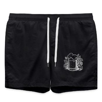 Bahre - Badeshorts - Schwarz - Vorne - AI Model Male 185 light (185cm)
