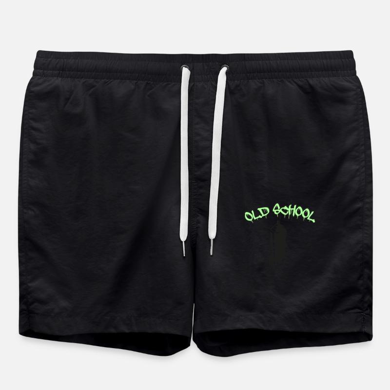 Aérosol Bombe Old School - Short de bain - noir