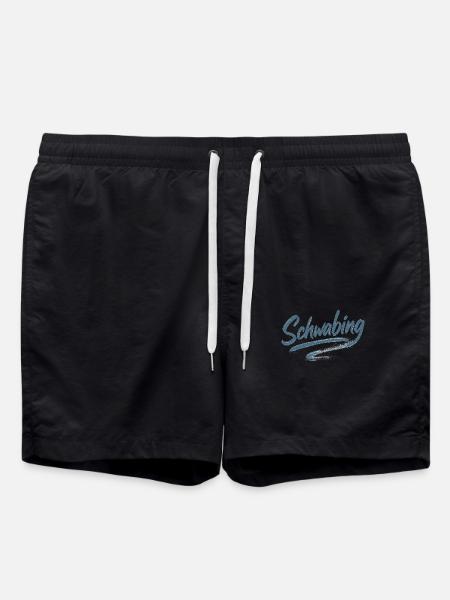 Schwabing Brushstroke - Swim Trunks - black