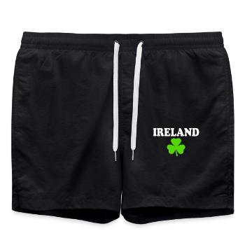 Trèfle d’Irlande - Short de bain - noir - Devant - AI Model Male 185 light (185cm)