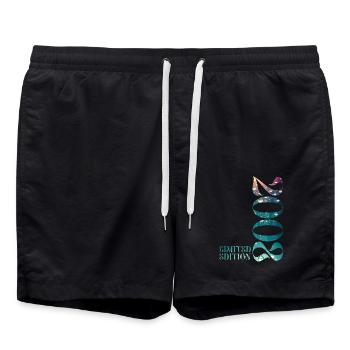 2008 Limited Edition 2008 Vintage Birthday - Swim Trunks - black - Front - AI Model Male 185 light (185cm)