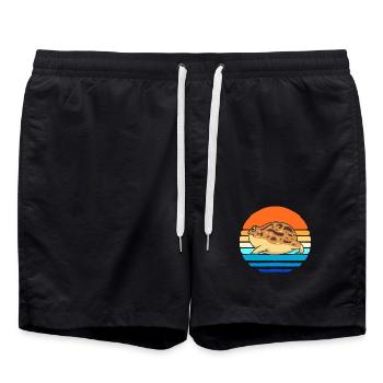 Frosch Desert Rain Frog - Badeshorts - Schwarz - Vorne - AI Model Male 185 light (185cm)